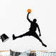 Basketball Player Silhouette Wall Decal