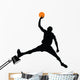 Basketball Player Silhouette Wall Decal