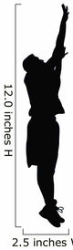 Basketball Player Silhouette Wall Decal