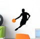 Basketball Player Silhouette Wall Decal