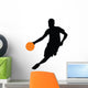 Basketball Player Silhouette Wall Decal