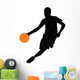 Basketball Player Silhouette Wall Decal