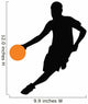 Basketball Player Silhouette Wall Decal