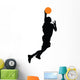 Basketball Player Silhouette Wall Decal