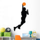 Basketball Player Silhouette Wall Decal