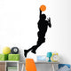 Basketball Player Silhouette Wall Decal