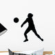Volley Ball Silhouette Wall Decal