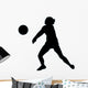 Volley Ball Silhouette Wall Decal