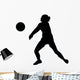 Volley Ball Silhouette Wall Decal