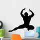 Posing Body Builder Wall Decal