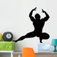Posing Body Builder Wall Decal