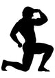 Flexing Body Builder Wall Decal