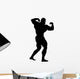 Muscular Body Builder Wall Decal