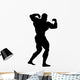 Muscular Body Builder Wall Decal