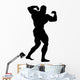 Muscular Body Builder Wall Decal