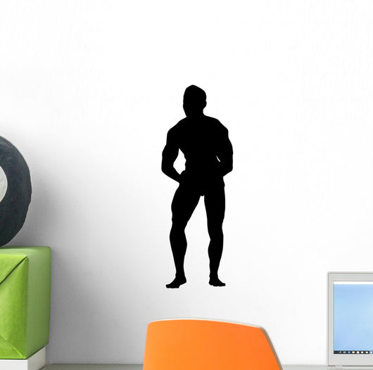 Chest Flex Body Builder Wall Decal