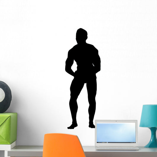Chest Flex Body Builder Wall Decal