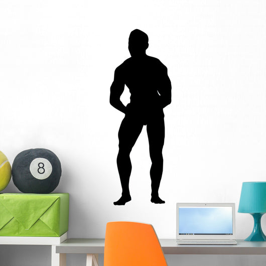 Chest Flex Body Builder Wall Decal