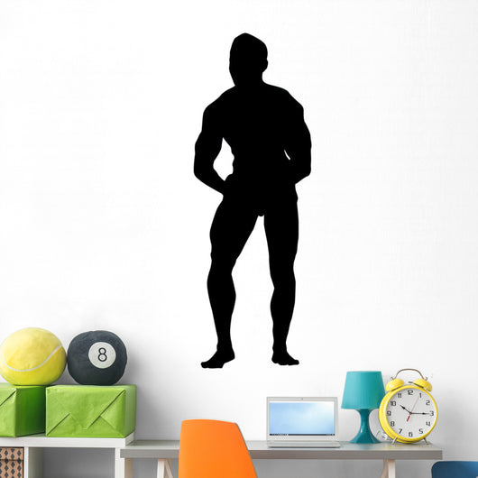 Chest Flex Body Builder Wall Decal