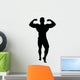 Guns Body Builder Silhouette Wall Decal