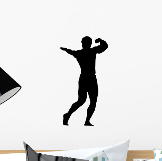 Muscular Shakespearean Bodybuilder Wall Decal
