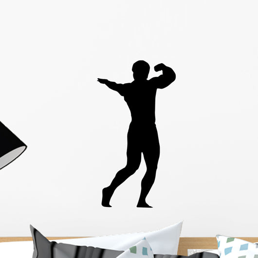 Muscular Shakespearean Bodybuilder Wall Decal