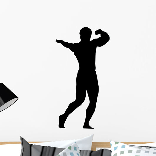Muscular Shakespearean Bodybuilder Wall Decal