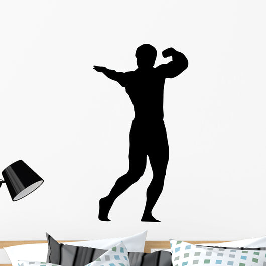 Muscular Shakespearean Bodybuilder Wall Decal
