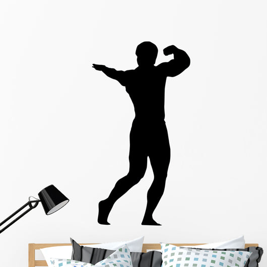 Muscular Shakespearean Bodybuilder Wall Decal
