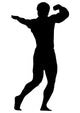 Muscular Shakespearean Bodybuilder Wall Decal