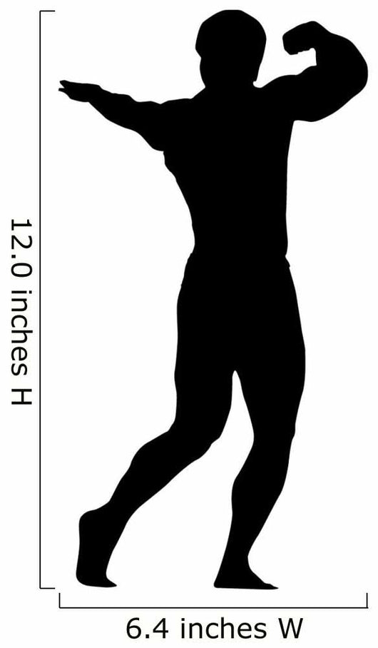 Muscular Shakespearean Bodybuilder Wall Decal