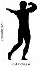 Muscular Shakespearean Bodybuilder Wall Decal