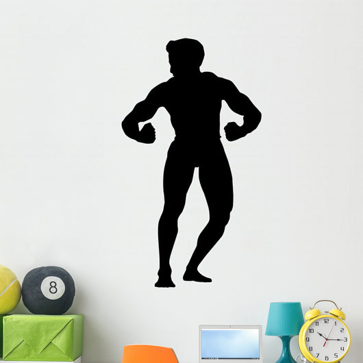 Flexing Body Builder Wall Decal