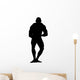 Muscular Bearlike Body Builder Wall Decal