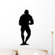 Muscular Bearlike Body Builder Wall Decal