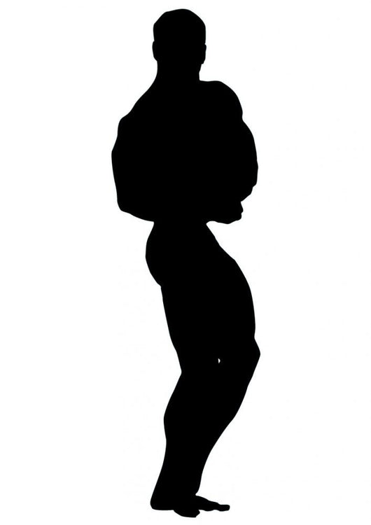Fancy Pants Bodybuilder Wall Decal