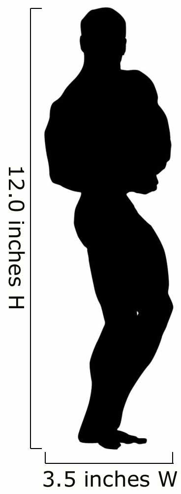Fancy Pants Bodybuilder Wall Decal