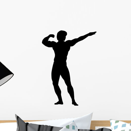 Show off Bodybuilder Wall Decal