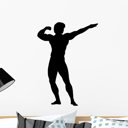 Show off Bodybuilder Wall Decal
