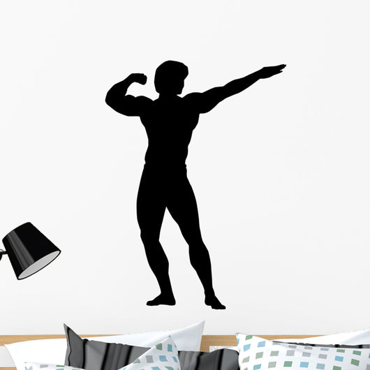 Show off Bodybuilder Wall Decal