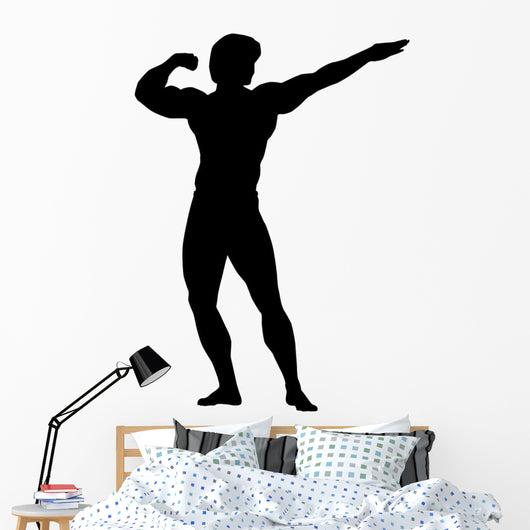 Show off Bodybuilder Wall Decal