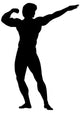 Show off Bodybuilder Wall Decal