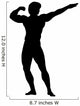 Show off Bodybuilder Wall Decal