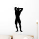 Abs Flex Body Builder Wall Decal