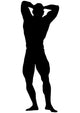 Abs Flex Body Builder Wall Decal
