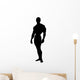 Standing Pose Body Builder Wall Decal