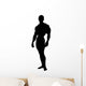 Standing Pose Body Builder Wall Decal