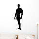 Standing Pose Body Builder Wall Decal