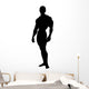 Standing Pose Body Builder Wall Decal