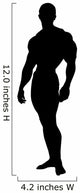 Standing Pose Body Builder Wall Decal